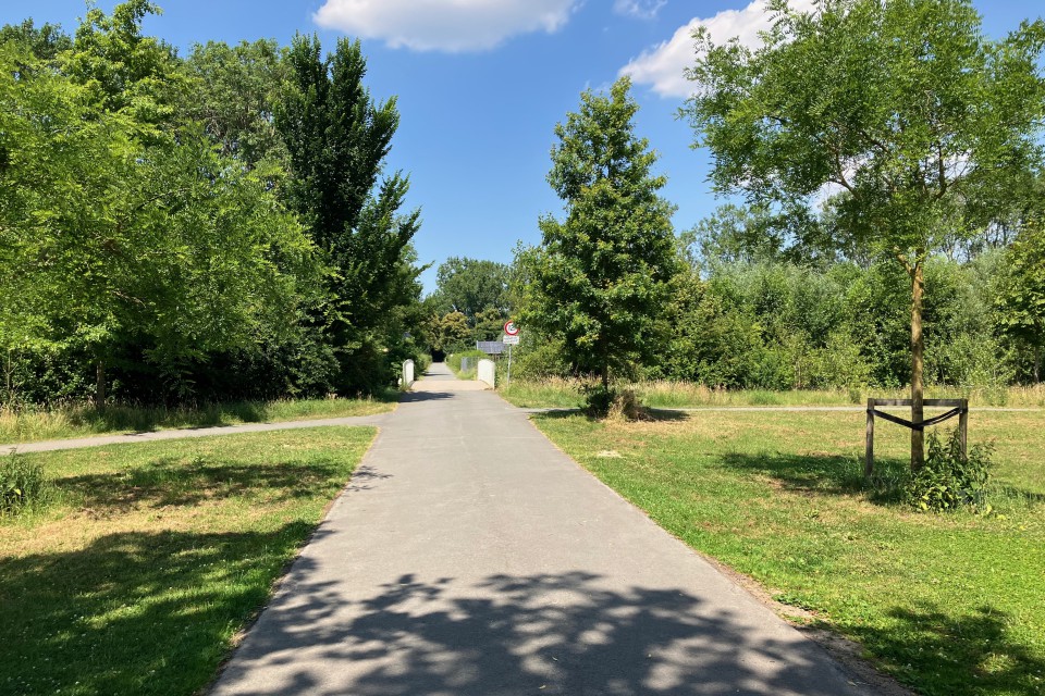 Foto 3: Lekker breed asfalt pad